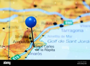 خريطة توضح أصول الأسر المؤسسة لمدينة سان كارلوس في لا رابيتا