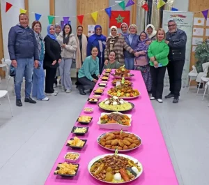 أطباق الكسكس المتنوعة من دول مختلفة في المسابقة