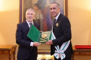 حفل تسليم عبد اللطيف الحموشي وسام الصليب الأكبر في مدريد