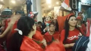 احتفالات الجالية المغربية باسبانيا 