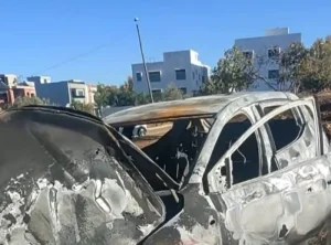 سيارات محترقة في حي سيدي أحمد التادلي بصفرو