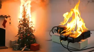 السلامة الكهربائية في زينة عيد الميلاد