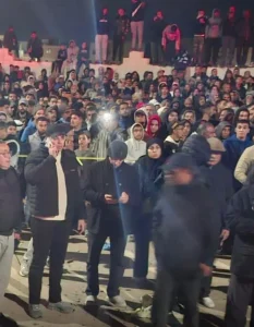 والي جهة فاس مكناس يتفقد موقع انهيار البنايتين