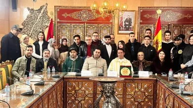 الجمعية المغربية الإسبانية التنمية الاقتصادية فاس الجمع العام التعاون المغربي الإسباني التنمية الاجتماعية الشراكات الجمعوية غرفة الصناعة التقليدية رضوان بوريان